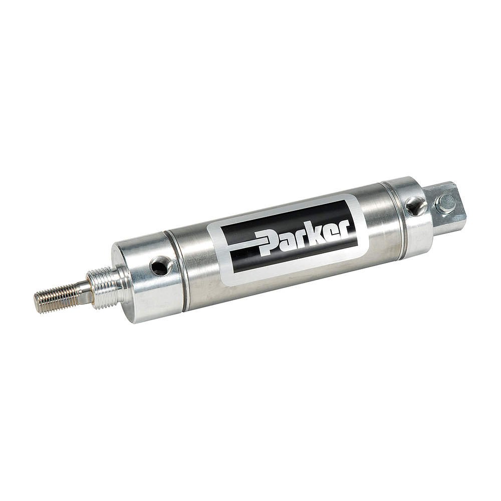 Cylindre d'air à course de 15,2 cm Parker en acier inoxydable robuste - 2