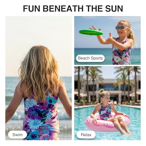Image of Kanu Surf Girls' Melanie Beach Sport 2-Piece UPF 50+ Banded Tankini