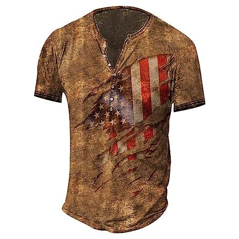 Men's Linen Summer T-Shirts and Tops Cover