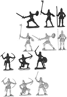 KICHOUSE 60Pcs Sand Table Toys Toy Soldier Middle Ages Soilder Medieval Soldier Sand Table Soldier Model Set