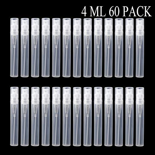 Csdtylh Mini Clear Plastic Spray Bottle Portable Cute Perfume Mouthwash Atomizer for Cleaning