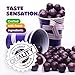Gumballs for Gumball Machine - 1 Inch Large Gumballs - Grape Flavored Bubble Gum Purple Gumballs - Kids Gum - Bulk Gum Balls 1.7 Lb