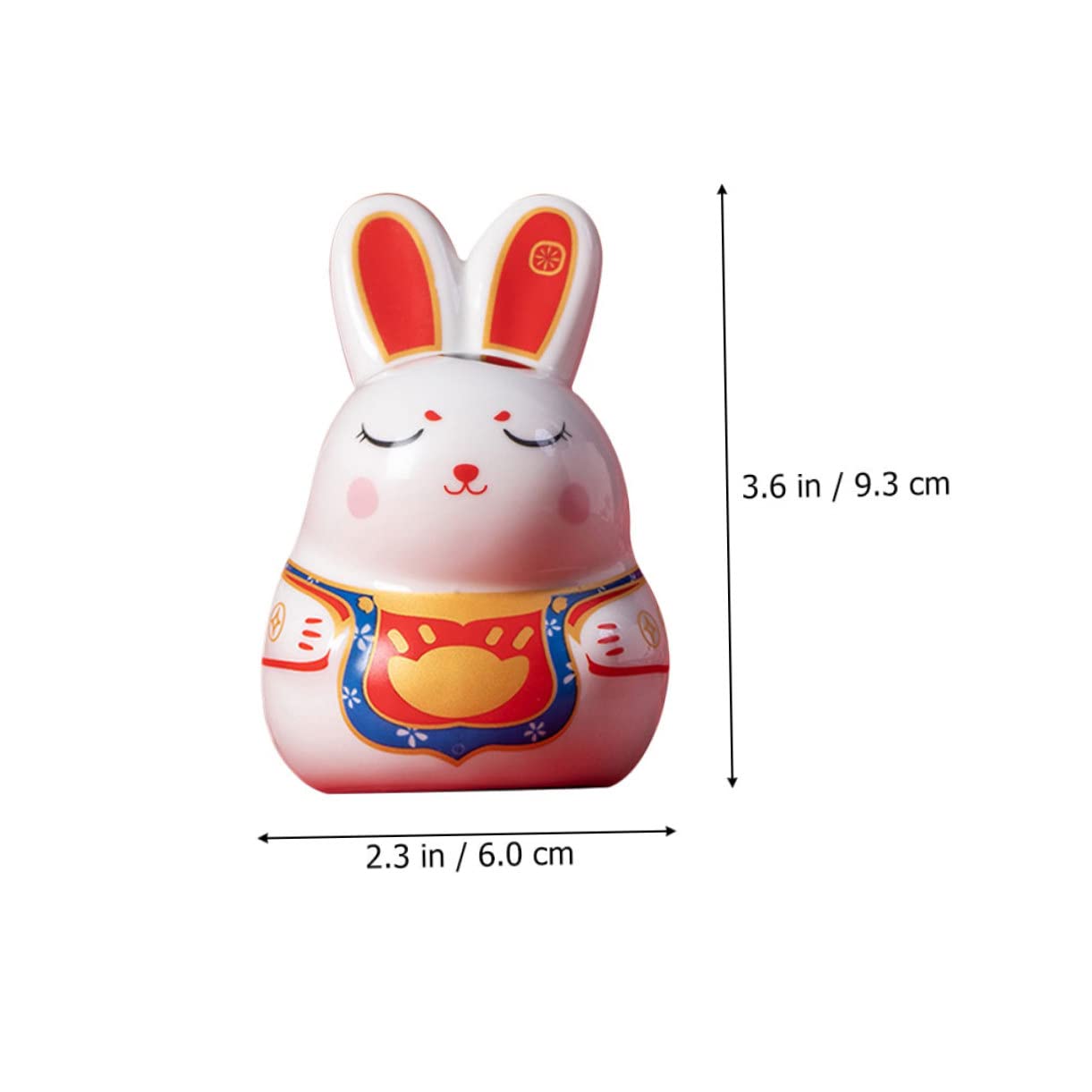 【美品】人形　兎　小物入れ　陶器　置物　インテリア　工芸品　美術品　A1076 美品】人形 兎 小物入れ 陶器 置物 インテリア 工芸品 美術品 A1076