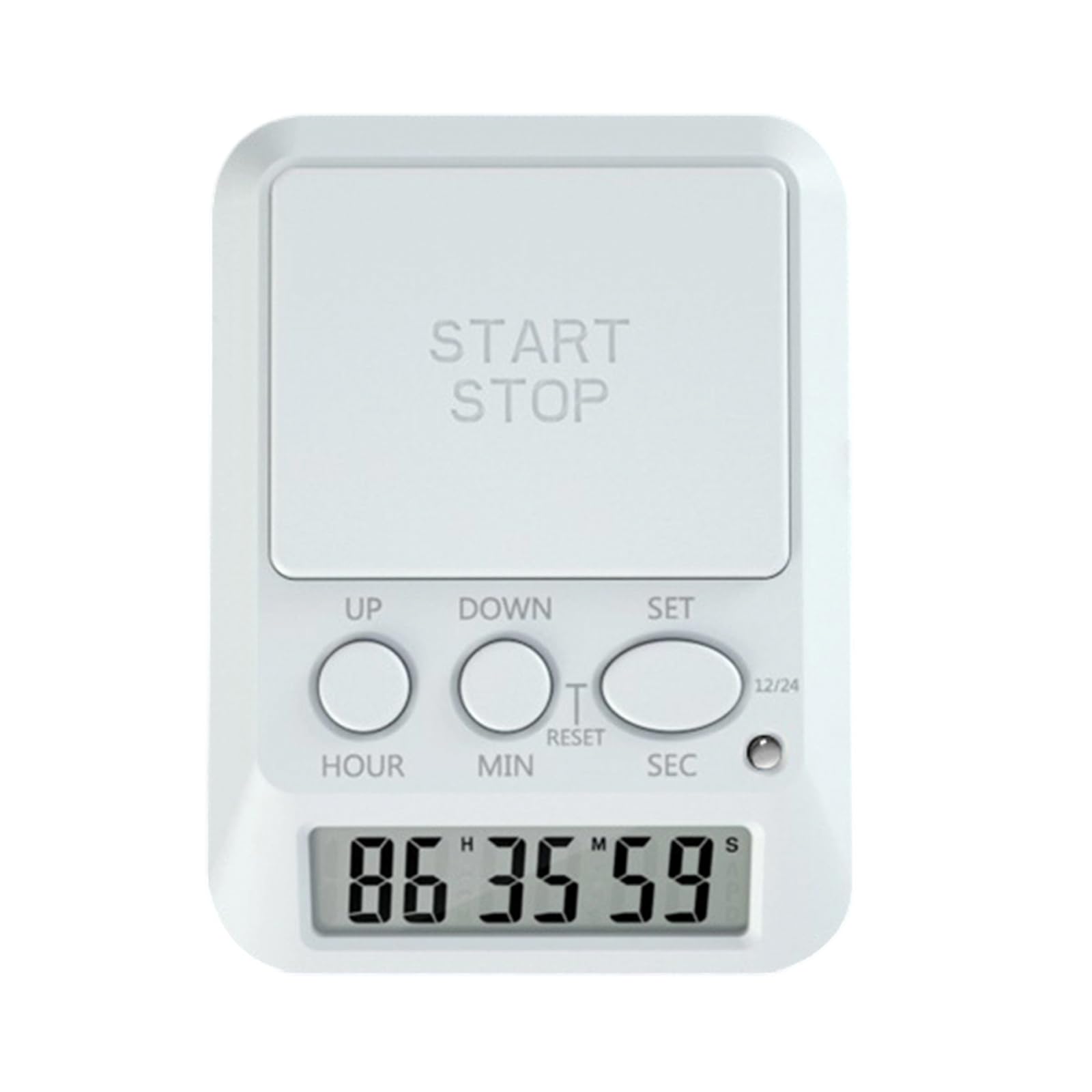 Large LCD Digital Timer with 9999 Days Countdown for Kitchen Gym Work Area Accuracy Cooking Clock