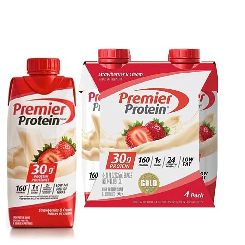 Premier Protein Drink - One (1) Pack of Four (4) Delicous and Fla...