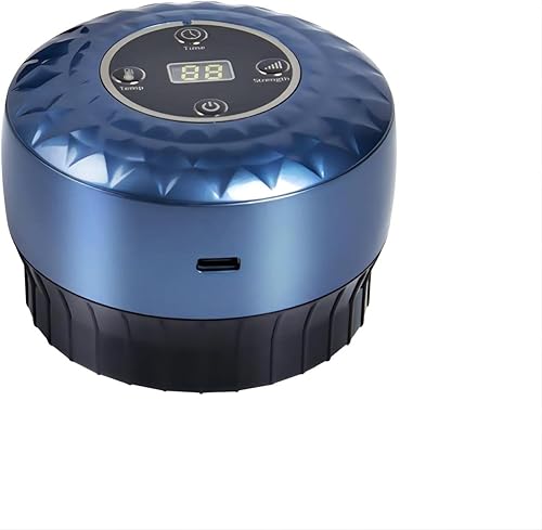 Masajeador eléctrico de terapia de ventosas al vacío, masajeador de succión dinámica de mano con calefacción de 9 velocidades, ventosas