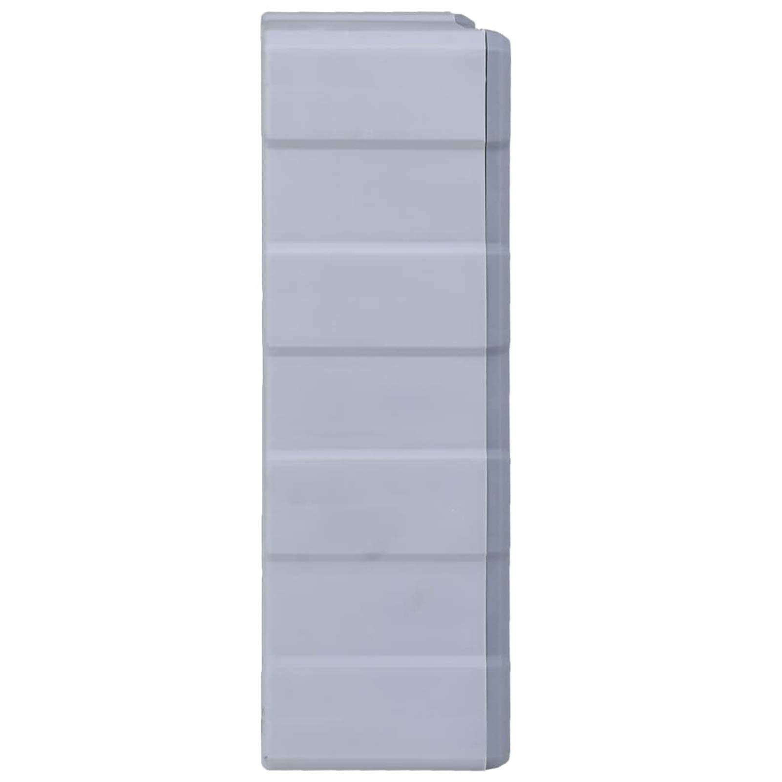 39 Organisateur d'armoire de Rangement Multi-tiroirs, Organisateur Maison Garage boîte à Outils Clou vis Bricolage Artisanat Passe-Temps, 38x16x47 cm, Gris