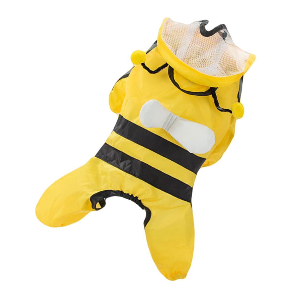 Totority Dog Rain Gear Small Dog Raincoat Waterproof Poncho Stylish Hooded Jacket