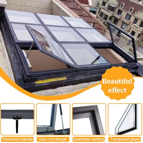 Fenêtre de toit panoramique multi-angles en aluminium isolant - 6
