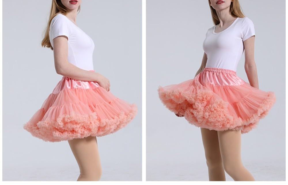 Damen-Champagner-Tüllrock, Abgestufter Rüschen-Minirock, Flauschiger Tutu-Rock, Schleife, Patchwork, Plissierter A-Linien-Rock, Cosplay, Karneval, Mesh, Kurzer Rock Für Damen Und Mädchen