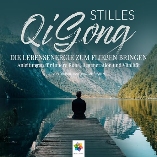 Stilles Qi Gong Audiolivro Por Hartwig Lahrmann, minddrops capa