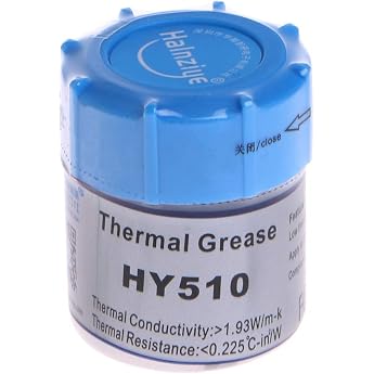 1.93 W/M.K Thermal Compound Thermal Grease for CPU Cooler GPU Processor Oven Chipset C Cool Fan PC Laptop Computer Chip Heatsink Brushless Cooling Radiator Connector Appliance Series Repair
