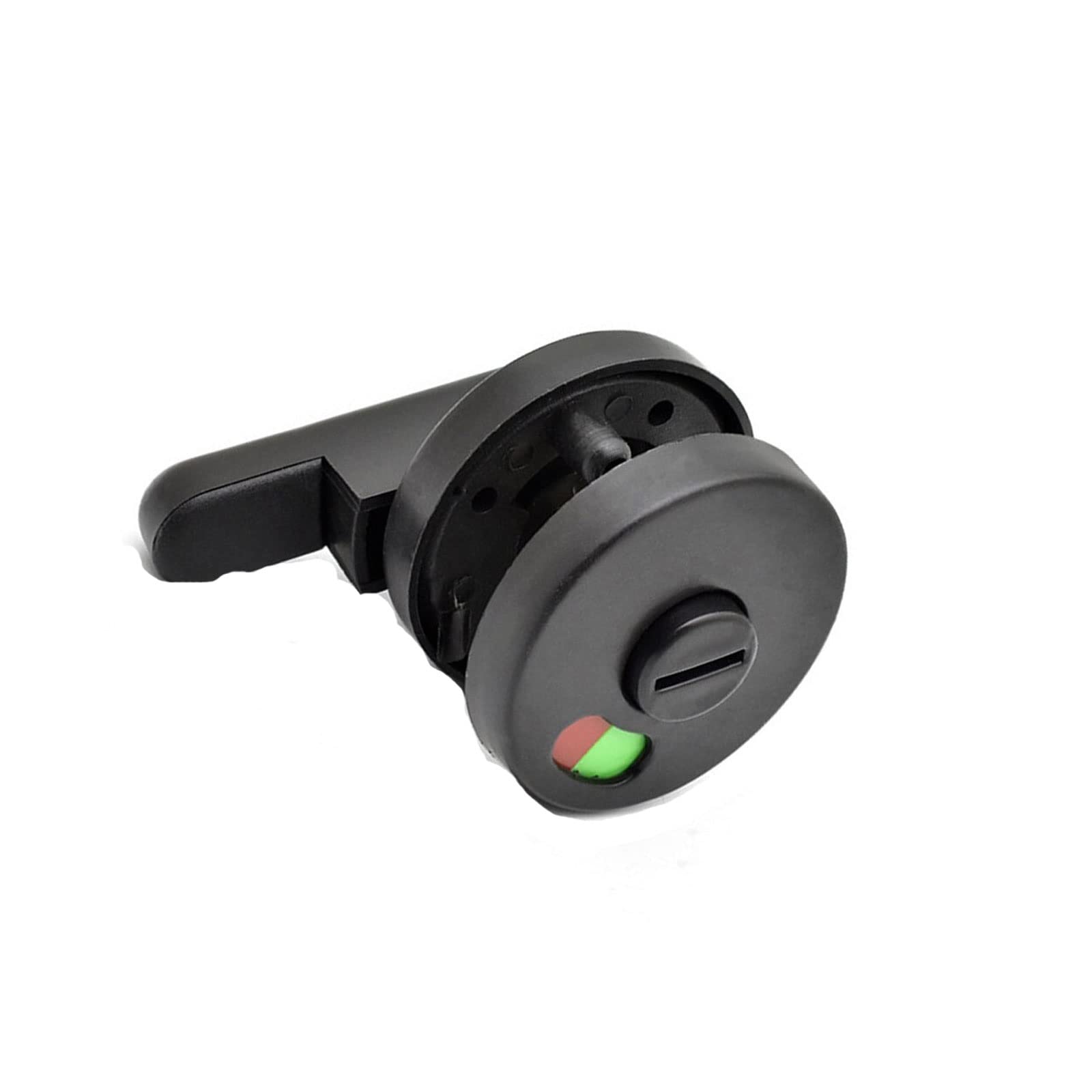 NVSFZGIYG Door Locks and Latches Universal Black Privacy WC Plastic Latch Vacant Engaged Lock Toilet Shower Cubicles & Bathroom Indicator Bolt