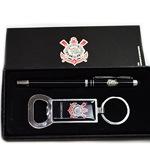 Kit Caneta Touchscreen + Chaveiro Abridor - Corinthians