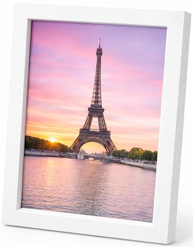Abio Bilderrahmen MDF Acrylglas Fotorahmen Frame Posterrahmen für Fotos Bilder Poster Rustikal Vintage Retro