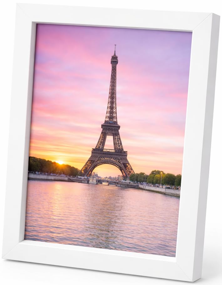 Abio Bilderrahmen MDF Acrylglas Fotorahmen Frame Posterrahmen für Fotos Bilder Poster Rustikal Vintage Retro