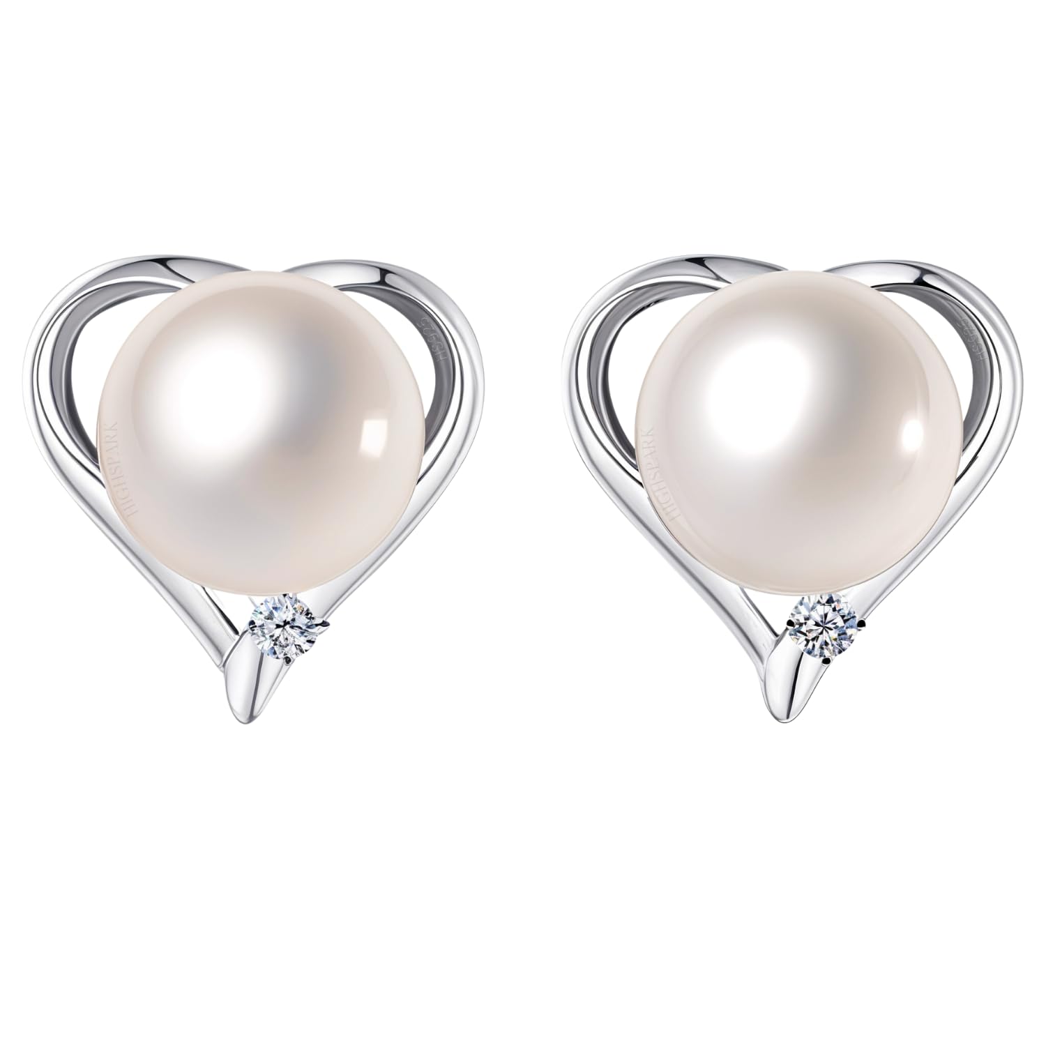 HIGHSPARK 925 Silver Stylish Pearl Solitaire Earrings for Women | 92.5 Sterling Silver & Brilliant Lustre Pearls | Lovely Gift - Stylish Solitaire Pearl (B0D3QJ6MHS) Amazon Price History, Amazon Price Tracker