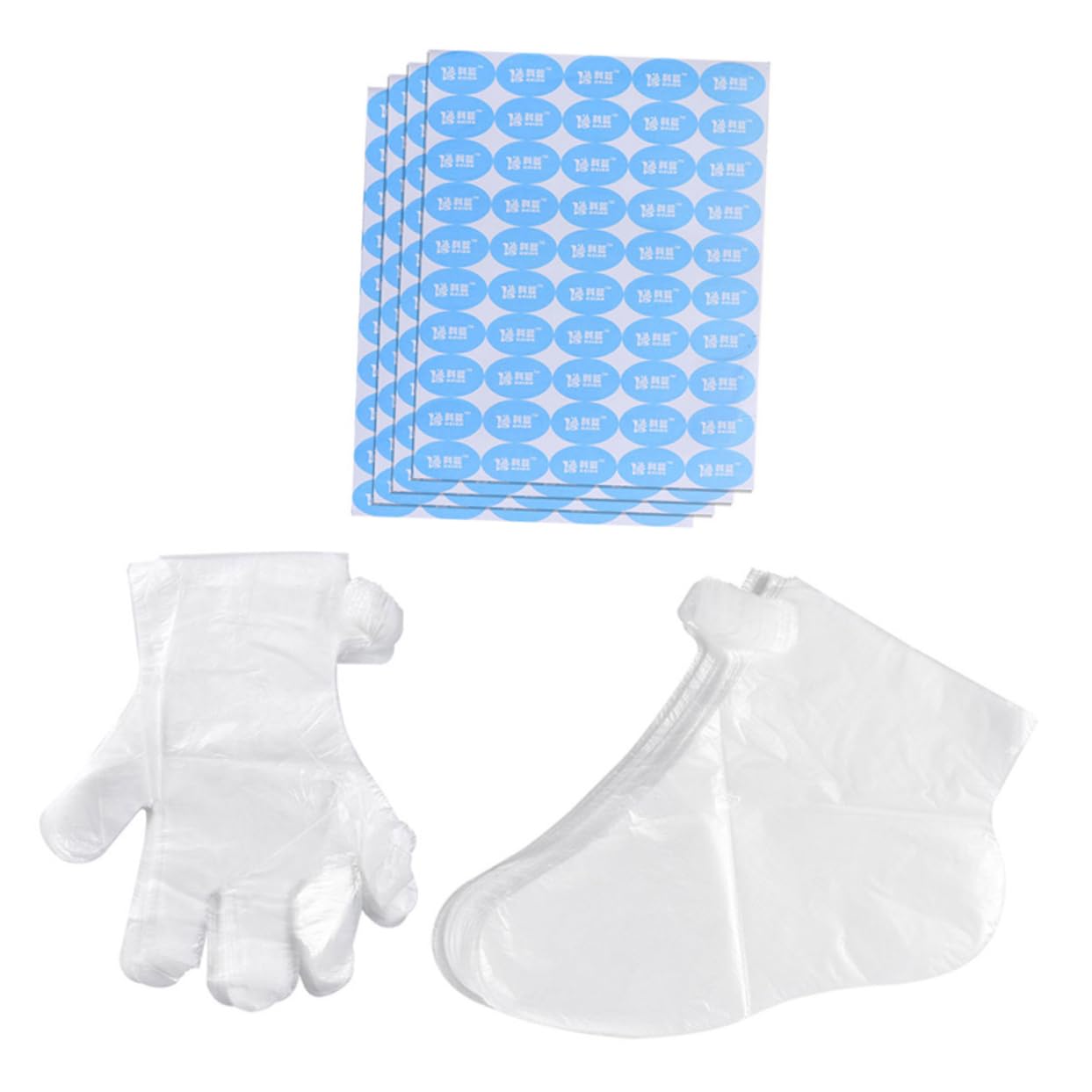 ARTIBETTER 400pcs Disposable Foot Cover Gloves Breathable Pedicure Covers Plastic Foot Covers Waterproof Feet Covers for Sp