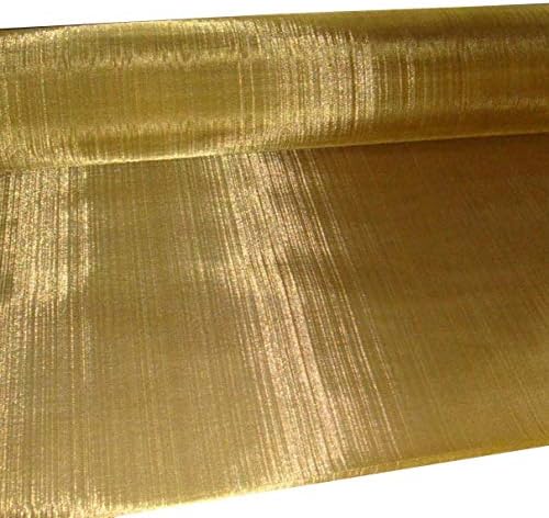 13" x 40" 99.9% Brass Filter Coarse Dense Gauze Mesh #60