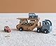 Little Dutch 7095 FSC Holz Autotransporter inkl. 4 Autos Blau
