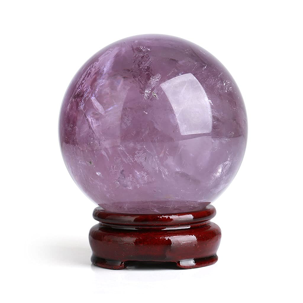 Sphère de cristal en améthyste naturelle pour décoration chic