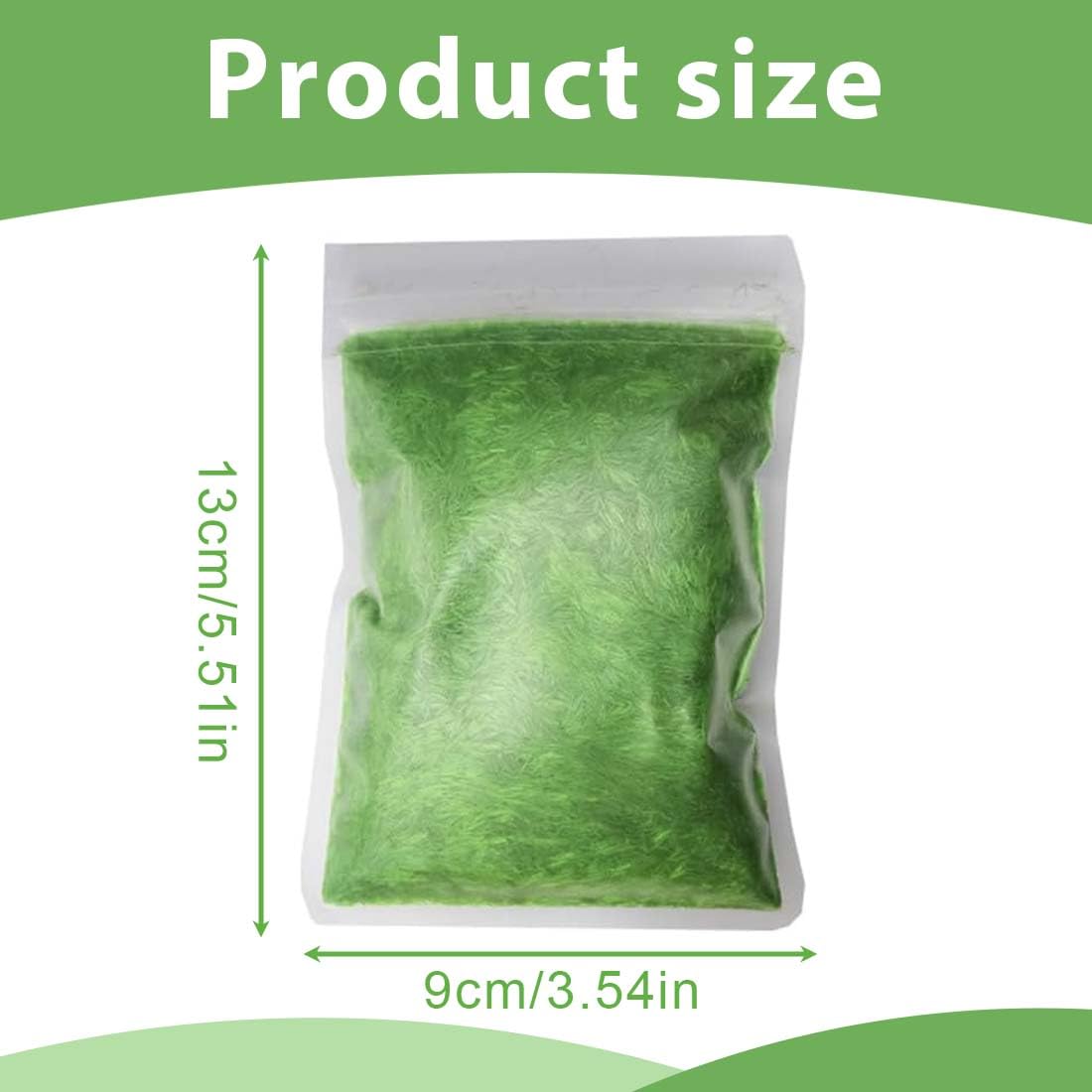 GXGM Pianta di erba artificiale di muschio, architetture paesaggistiche per modellismo Ferroviario, Polvere di erba statica 30 g/sacchetto,Erba finta,Erba modellismo(verde smeraldo)