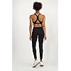 Champion-Womens-Med-Support-Curvy-with-Sewn-in-Cup Champion womens The Curvy Sports Bra, Oxford Gray Heather/White/Black, Medium US
