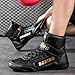 GiJQFCb Women Men Wrestling Boxing Shoes Fashion Boxing Gym Trainers High Top Weightlifting Fitness Sneakers Comfortable Bodybuilding Shoes White