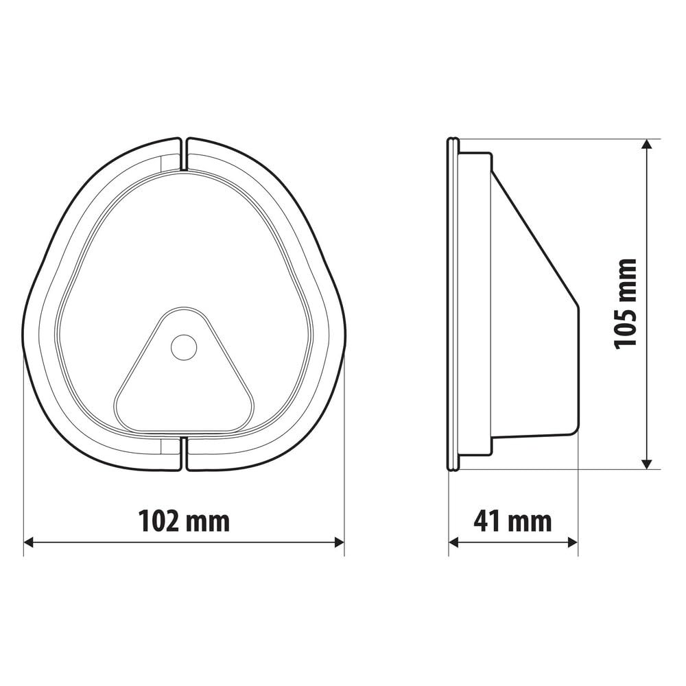 Lampa 65412 Vigilant, Kit 2 Serrature aggiuntive per Porte Veicoli Commerciali