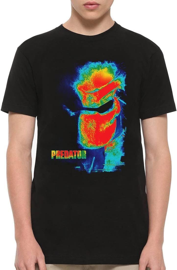 Huuxuxq Men's Color 5 Predator 1987 Movie T-Shirt(X-Large)