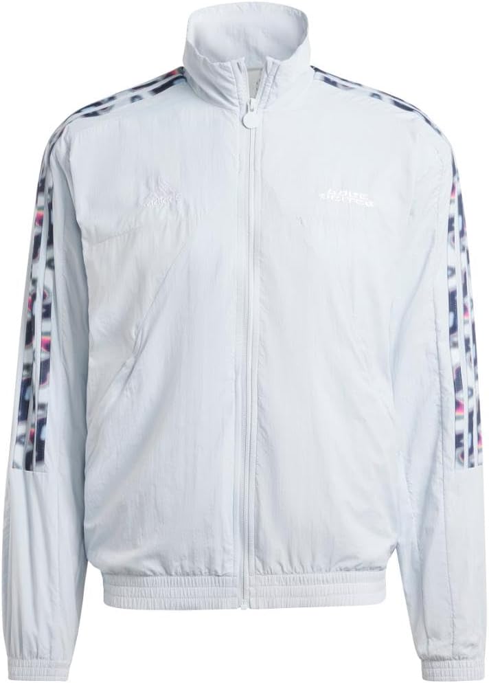 adidas red white and blue tracksuit top