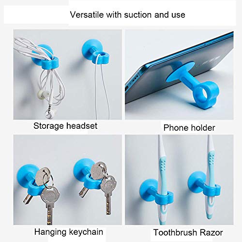 5pcs Silicone Batente de Porta Maçaneta Anti-Colisão Batente de Porta Silenciosa Porta de Banheiro T