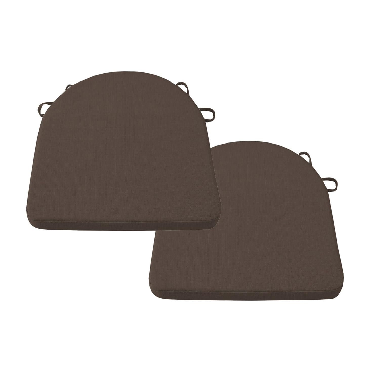 Set of 2 Garden Cushion U Shape Chair Seat Pad,U-Shaped Dining Seat Cushions Garden Cushion Pads for Office/Home/Indoor/Outdoor (50 * 50 * 2cm,Coffee) — image 1