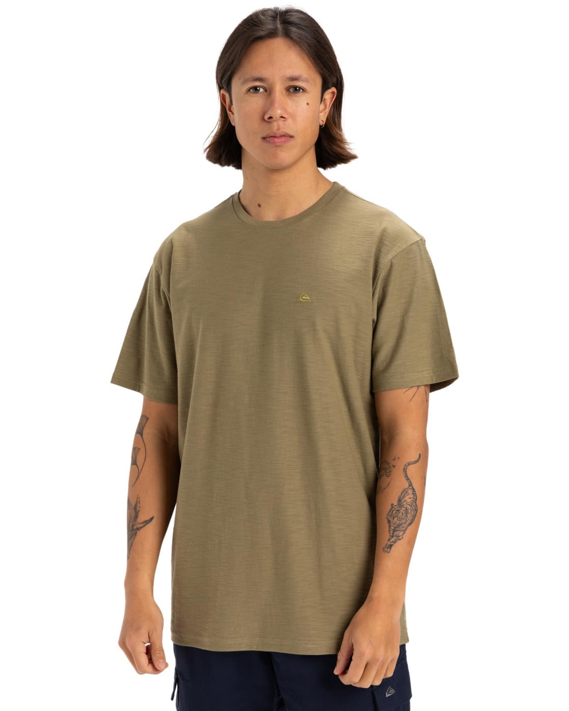 Quiksilver Knit top SLUB ROUNDNECK Men Beige XL