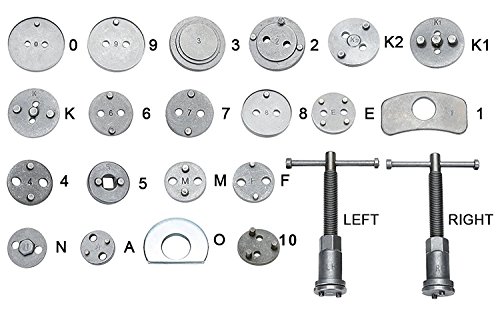 Bremskolbenrücksteller Set von FreeTec – 22 Teile für Bremssattel