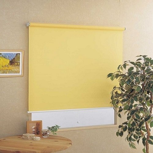 ロールスクリーン アルティス 無地約60×135cm L2510・イエロー 2713am