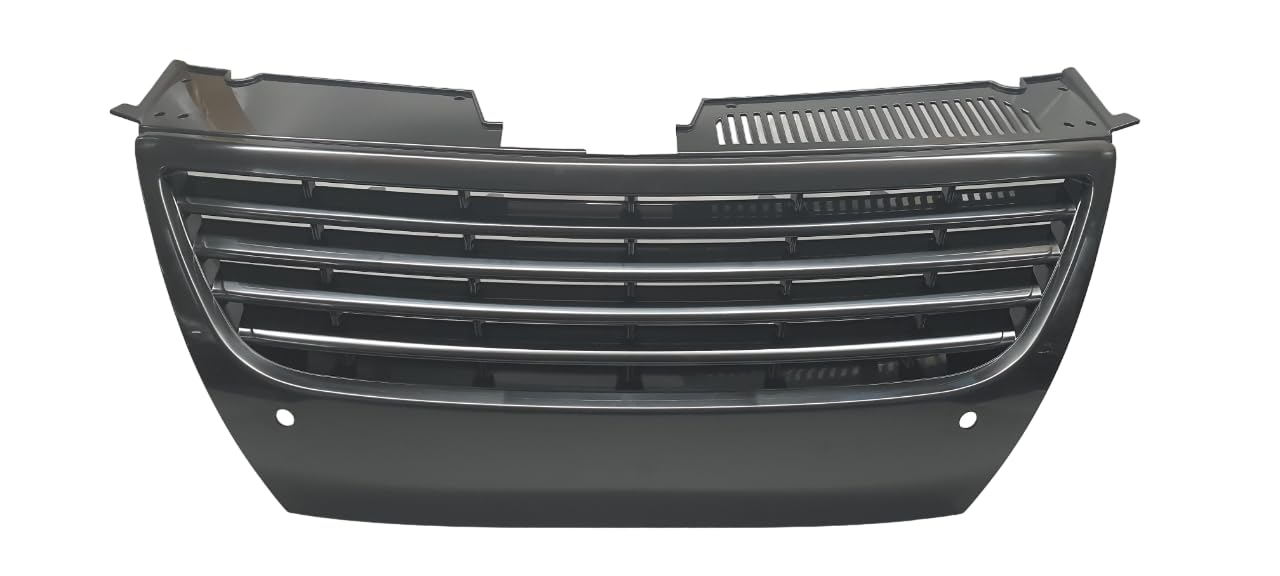 Kühler- Sport- Front- Rippen- Grill ohne Emblem Schwarz mit PDC Öffnungen