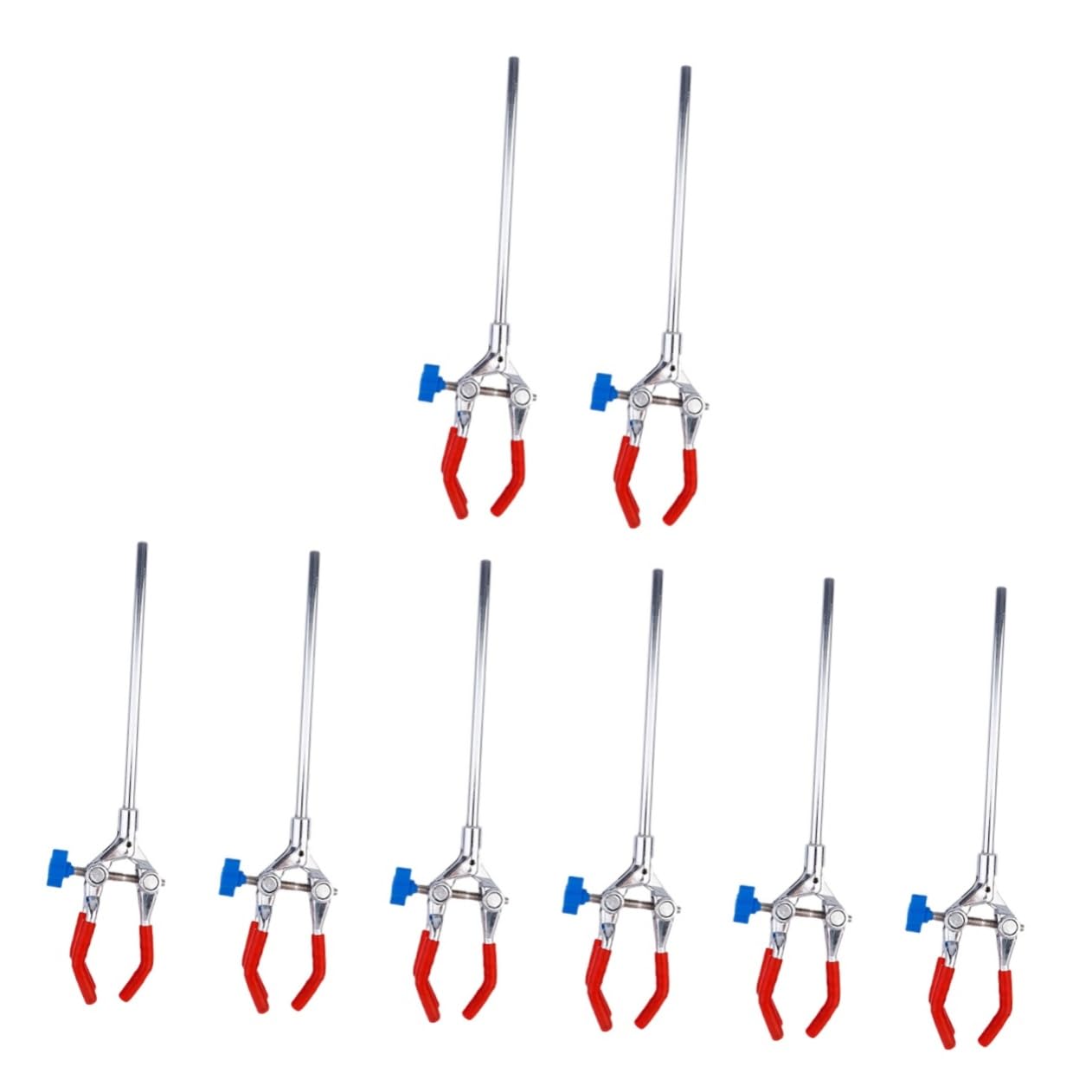 GLEAVI 8piezas Abrazadera De Laboratorio De Ajustable Para Frascos De Resistente y Segura Para Tubos De Ensayo y Frascos Entornos De Laboratorio
