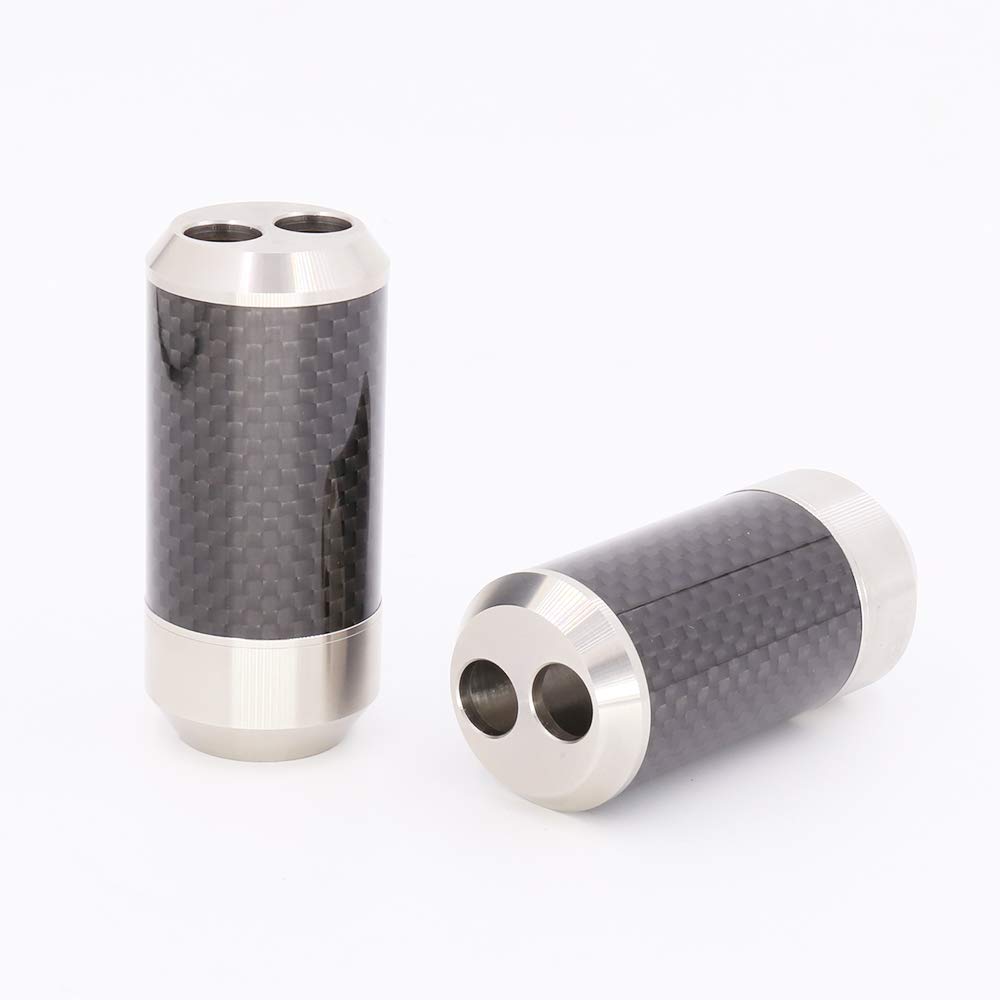 Pantaloni in Fibra di Carbonio in Acciaio Inox da 4 PCS 304 Boot Y Splitter con connettore di Splitter per Cavo di Altoparlante Audio