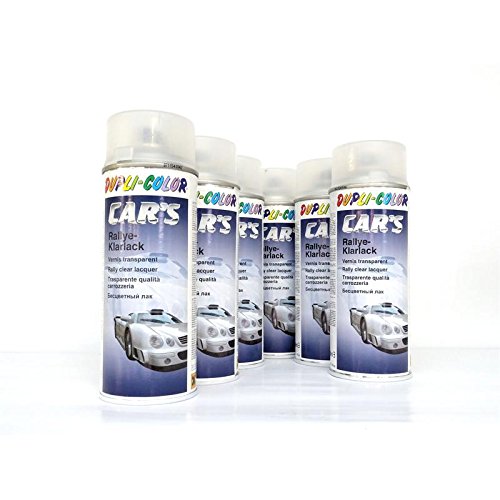 DUPLI COLOR Cars Rallye 720352/6   Pintura transparente en spray (6 x 400 ml)