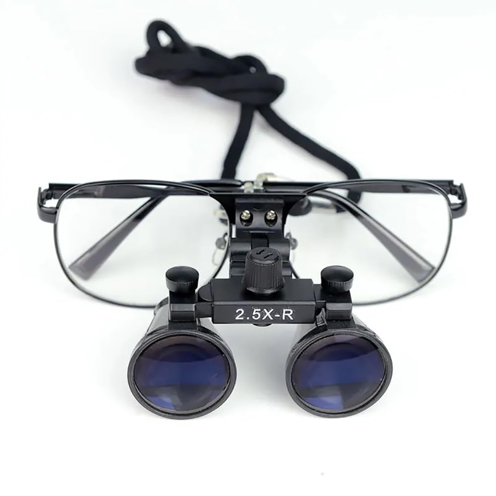 2.5X 3.5X Binocular Dental Loupe Surgery Surgical Magnifier Medical Operation Loupe (3.5X-R)
