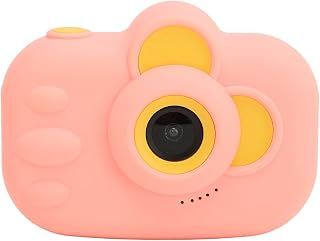 Câmera Digital Infantil, Câmera Selfie Digital HD 1080p, Tela IPS Colorida de 2 Polegadas, Suporte para Soquete USB, Design Bonito Dos Desenhos Animados, Adequado para Presentes (Rosa)