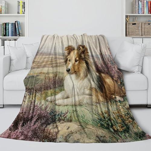Couverture microfibre douce et légère plaid 3D Shetland 150x200cm - 6