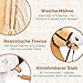 Hoofly® Hobby Horse Pferde – Großes Steckenpferd für Kinder A3 mit Trense & 40 cm Schraubstab | Realistisches & weiches Stockpferd Beige (Haflinger) | Hobby Horsing Pferd in 4 liebevollen Farben