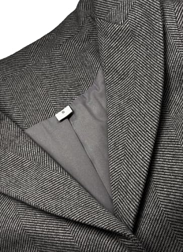 HVT Womens Tweed Blazers Lightweight Cardigan Office Suit Jacket Open Front Long Sleeve Jackets Blazer2