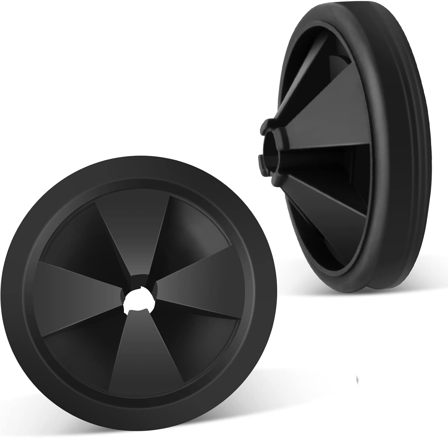 Garbage Disposal Splash Guards 3 1/8" Sink Baffle Rubber Drain Insert Cover Replacement Parts