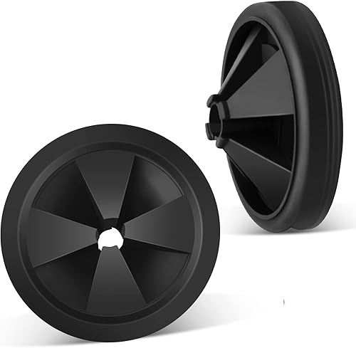 Protectores contra salpicaduras para eliminación de basura de 3 18 pulgadas, deflector de fregadero de goma, piezas de repuesto extraíbles y