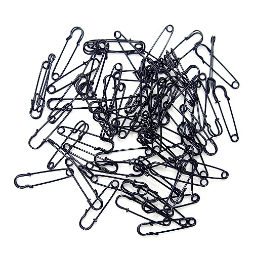 Épingles à kilt noires 38 mm HAND pour réparer les fermetures et ceintures de jupes