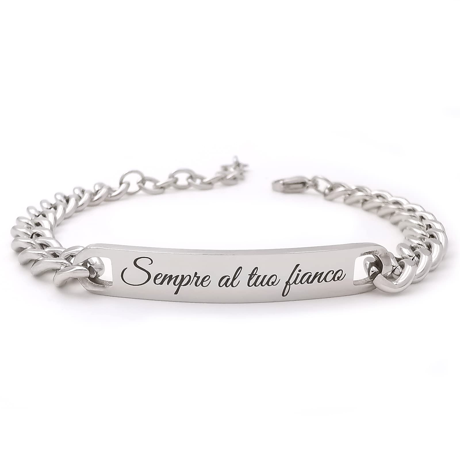 Bracciale coppia lui lei coordinate geografiche personalizzato uomo donna primo bacio con rigido acciaio personalizzabile regalo scritta nome fidanzati braccialetti San Valentino