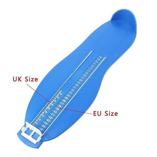 Foot Measurement Device Adults Foot Measuring Device Shoes Size Gauge Measure Ruler Tool Device Helper Shoe Sizer Measuring Devices (Color : Blue, Size : Talla Única) #TOP2
